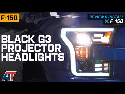 2015-2017 F150 Black G3 Projector Headlights Review & Install