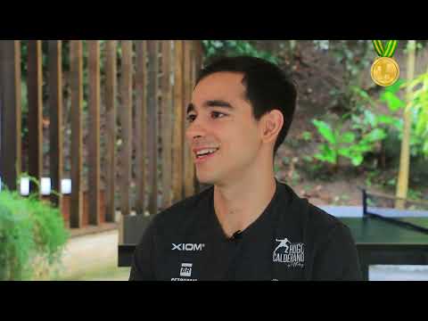 Hugo Calderano sabe falar SETE línguas diferentes! Confira o segredo do atleta! #TimePetrobras