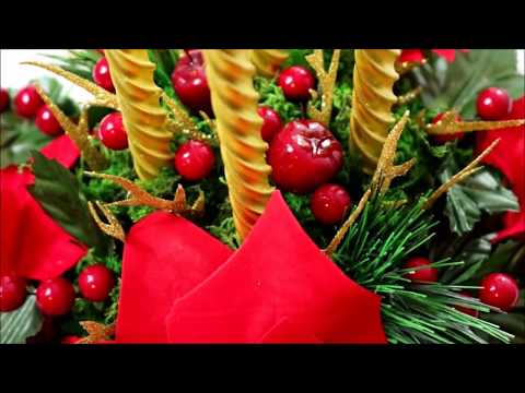 Новогодний декор со свечами (Christmas decor with candles)