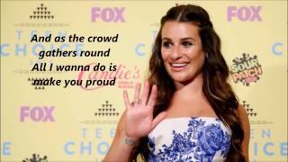 Lea Michele - Proud lyrics