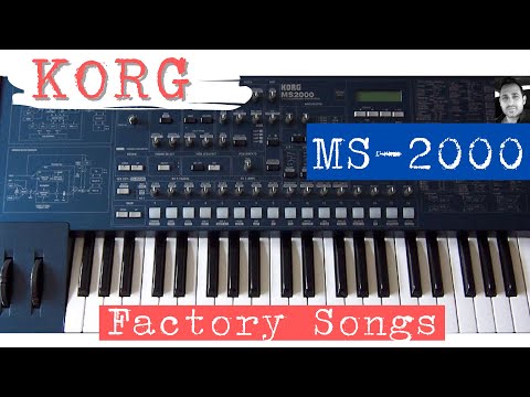Korg MS-2000 (2000) | Factory Demo Songs (HQ)