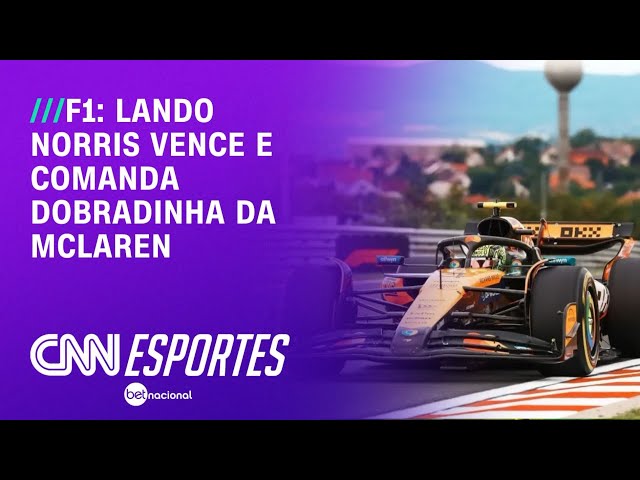 Lando Norris vence e comanda dobradinha da McLaren no GP da Hungria | AGORA CNN