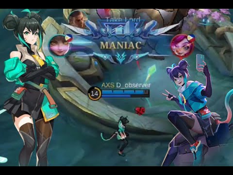 M-World Wanwan Skin plus custom Action I Wanwan Maniac Clip I Mobile Legends Bang