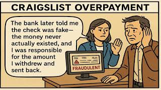 Craigslist Overpayment – Comic Scam Alert Explained