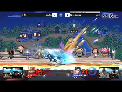 The Smash Lab 147 Losers Semi-Finals - Kyle Young (Bayonetta) vs Wulfn (Fox)