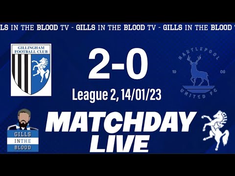 GITBTV, Match Day Live: Gills 2-0 Hartlepool United, 14-01-23