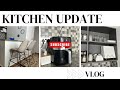 KITCHEN UPDATE AND REFRESH// NEW PURCHASES // airfryer, dishes, barstools and more