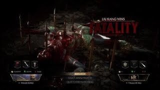 Mortal kombat 11 stage fatality tutorial; shaolin trap dungeon