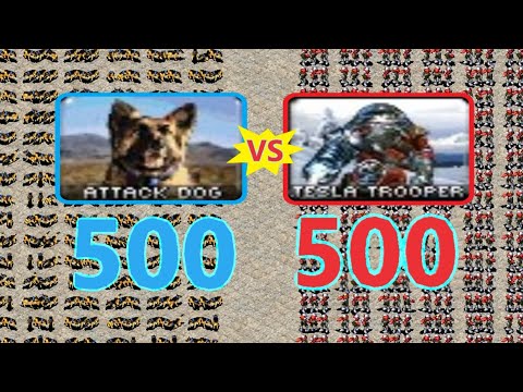 Dogs vs Tesla Troopers - Red Alert 2