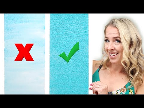 The EASY Solution for FLAWLESS Flat Washes in Watercolor!