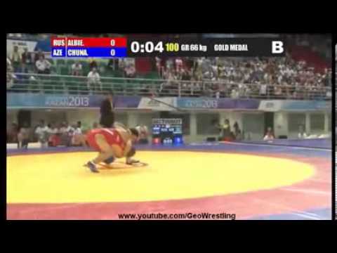 R CHUNAYEVAZE ALBIEVRUS Finale   66 kg 27th Summer Universiade 2013 Kazan