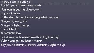Parade - Light Me Up Lyrics
