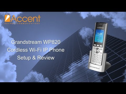 Telefonas VoIP Grandstream WP 820 / GWP820 video