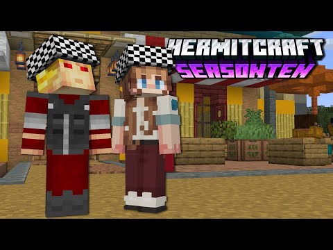 Hungry Hermits: DAY 8 BEATEN With Tango! 631 Score! | Hermitcraft 10