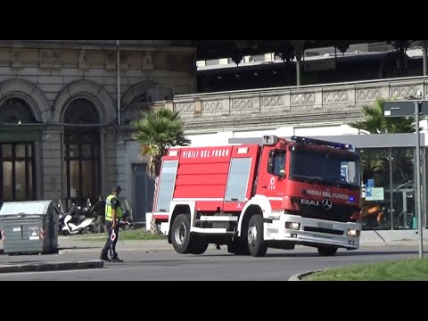 ABP Mercedes Atego Vigili del Fuoco Comando Provinciale di Genova in sirena