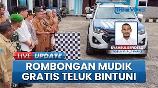Pakai Dana Otsus, Bupati Teluk Bintuni Lepas Rombongan 156 Warga OAP Mudik Gratis Lebaran 2026