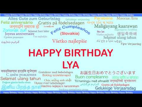 Lya   Languages Idiomas - Happy Birthday