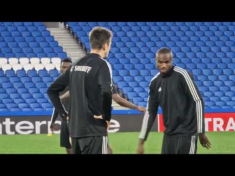 Вечерняя тренировка ФК Шериф на стадионе «Аноэта»