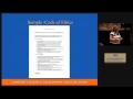 Developing a Code of Ethics - CAI 2013 Annual ...