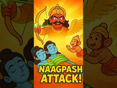 “Naag pash Ramayan Story | Meghnath Naag Astra on Ram Laxman | Hanuman Garud Rescue | Ramayan Katha”