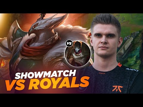 RHOBALAS : SHOWMATCH VS ROYALS - AZIR VS JHIN | LOL FR