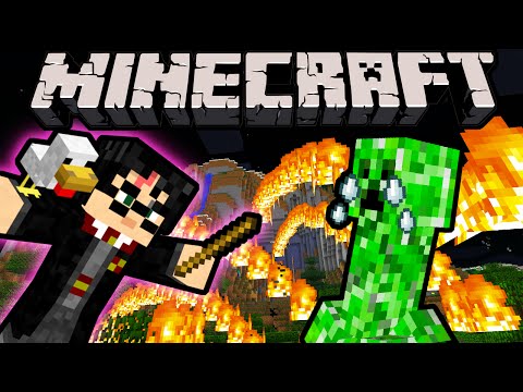 Minecraft 1.8 Magic Spells Easy Command, Wizard Wand - Fire, Ice, Explosive, Gravity, Heal No Mods