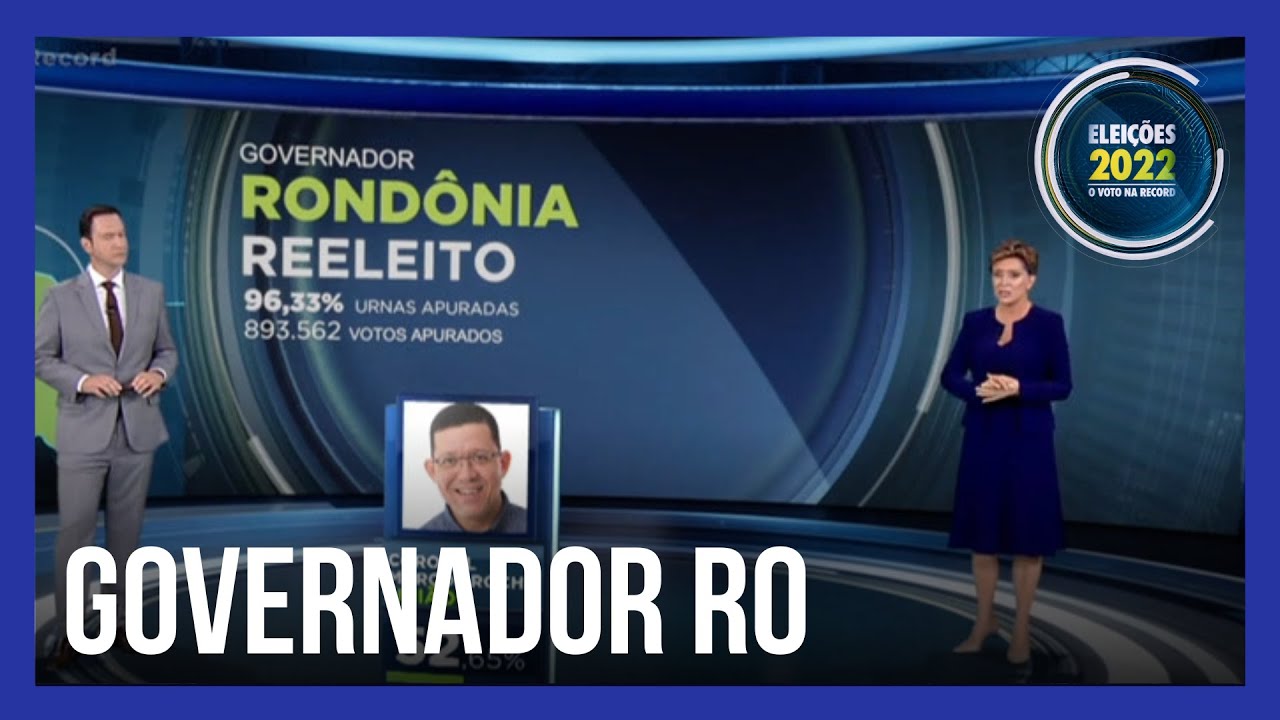Coronel Marcos Rocha, do União Brasil, é reeleito governador em Rondônia