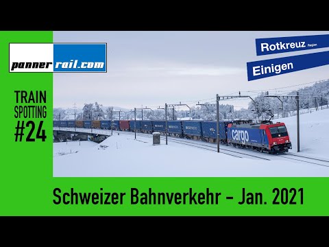 Trainspotting #24: Schweizer Bahnverkehr - Januar 2021