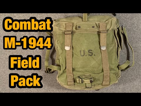 WW2 Web Gear M-1944 combat field pack review  #017
