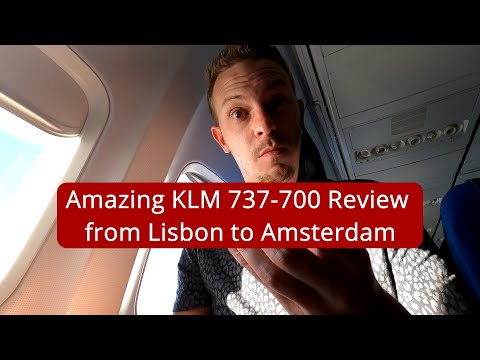 YouTube thumbnail for KLM Boeing 737-700 (winglets) Passenger/BBJ1