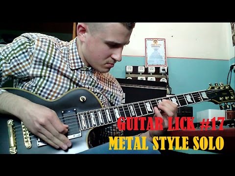 Guitar Lick #17 Metal solo by Artur Atroshchenko