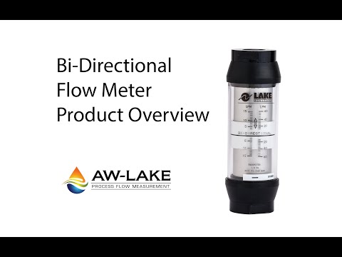 Bi-Directional Variable Area Flow Meter