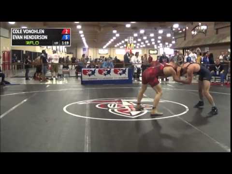 65 kg CR3 - Cole VonOhlen (Air Force WC) vs Evan Henderson (TMWC)