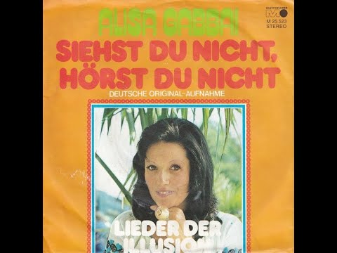 Alisa (Elisa) Gabbai - Siehst Du nicht, hörst Du nicht (1973) HD