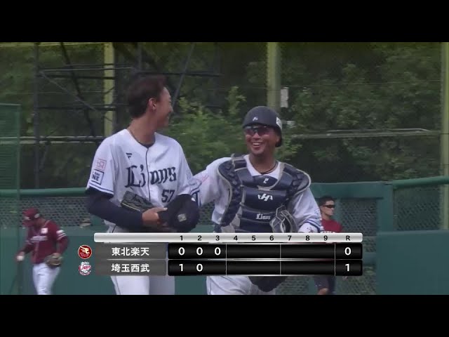 【ファーム】ライオンズ・黒田将矢 今季限りで引退の岡田雅利とのバッテリーで3回無失点!! 2024年9月8日 埼玉西武ライオンズ 対 東北楽天ゴールデンイーグルス