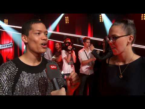 Interview mit Brendon und Stefanie Heinzmann nach der 1. Live-Show - The Voice of Switzerland 2014