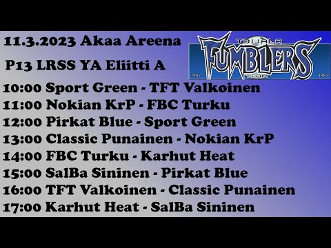 P13 kilpa, LRSS YA Eliitti A-lohko 11.3. turnaus