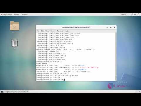 How to install Craft CMS on CentOS 7 | LinuxHelp Tutorials