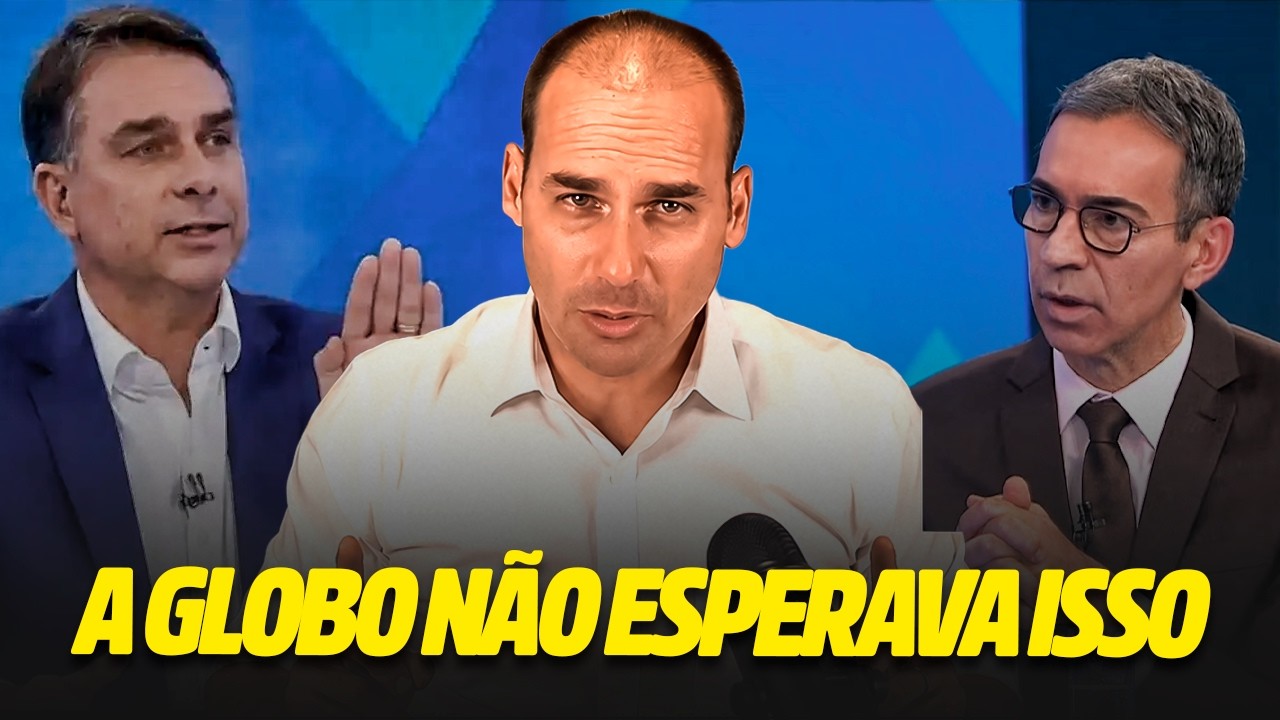 A Globo tentou emboscar Flávio Bolsonaro e ele destruiu cada pergunta