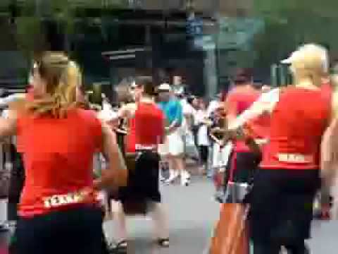 Drummers on the streets of Montreal