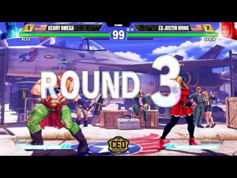 "BBR" SFV AT CEO2016 - KENNY OMEGA vs EG JUSTIN WONG  (1080p HD)