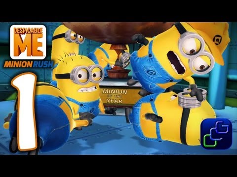Despicable Me: Minion Rush Android Walkthrough - Gameplay Part 1 - Gru's Lab