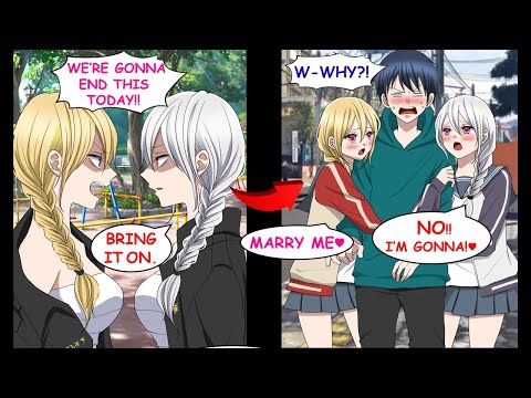 When I Stopped a Fight Between the Lady Gang Leader Twins, They Fell in Love with Me.【Manga】【RomCom】