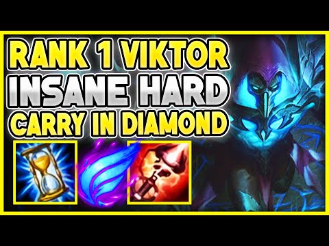 Viktor vs Ziggs INSANE HARD CARRY IN DIAMOND Rank 1 Viktor | Zane Prodigy | League of Legends