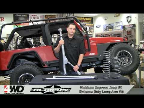 Rubicon Express - 3.5 & 4.5 inch Extreme Duty Long Arm Kit for Jeep JK Wrangler