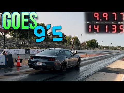 2024 MUSTANG GOES 9's with (ROUSH LAUNCH EDITION SUPERCHARGER) with the bag of tricks quarter mile