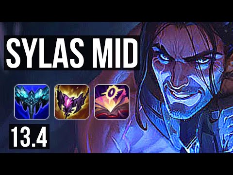 SYLAS vs AKALI (MID) | 11/1/6, 67% winrate, Legendary | KR Master | 13.4