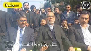Budgam Court Complex, Transfer Issue, All lawyers went to Strike;?>