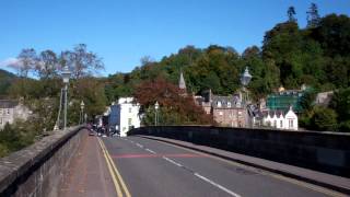 preview picture of video 'Autumn Walk Telford Bridge Dunkeld Perthshire Scotland'