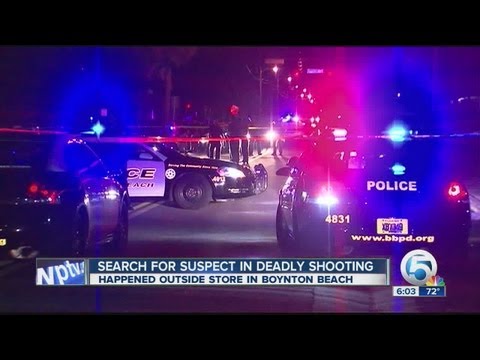 Man shot dead outside a Boynton Beach convenience store